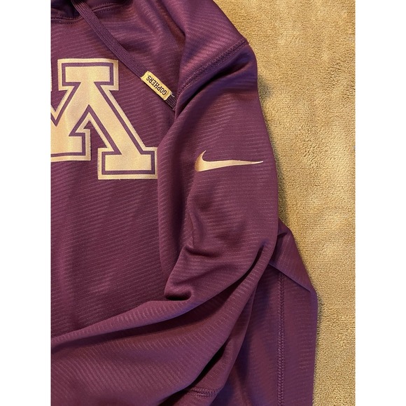 Minnesota Golden Gophers Nike Therma-FIT Hoodie Men's Xs Maroon - Picture 3 of 11